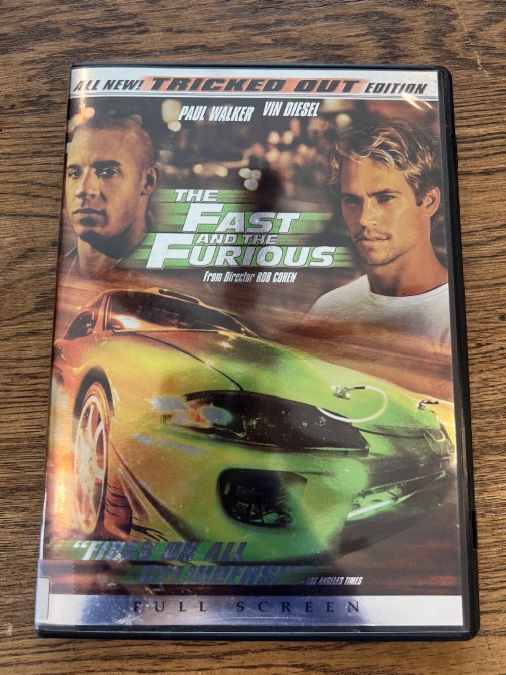 The Fast And The Furious 2001 Movie DVD Tricked Out Edition Full Screen Pre-Owne